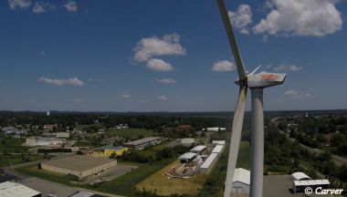 Wind Turbine - Newburyport, Massachusetts
A turbine turns over the Lord Timothy Dexter Industrial Park.
Keywords: wind;turbine;drone;newburyport
